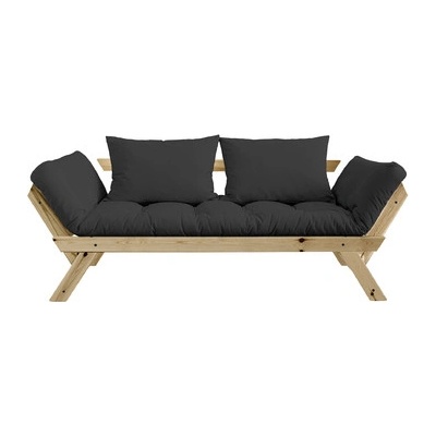 Karup sofa Bebop *180 cm natural + futon dark grey 734