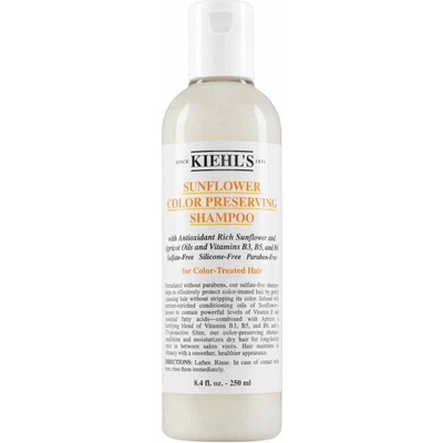 Kiehl's Sunflower Color Preserving Shampoo Slnečnicový šampón pre zachovanie farby na farbené vlasy 250 ml