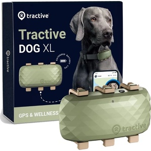 Tractive GPS DOG XL - проследяване на местоположението и активността на вашето куче - зелена цветова вариация GPS приемници