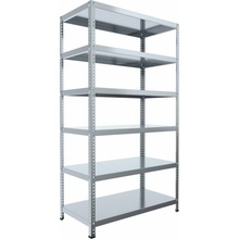 Biedrax Regál 40 x 100 x 180 cm 6 políc pozink