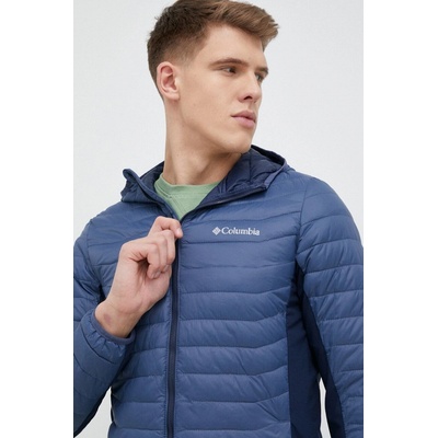 Columbia pánska bunda Powder Pass Hooded jacket Dark Mountain