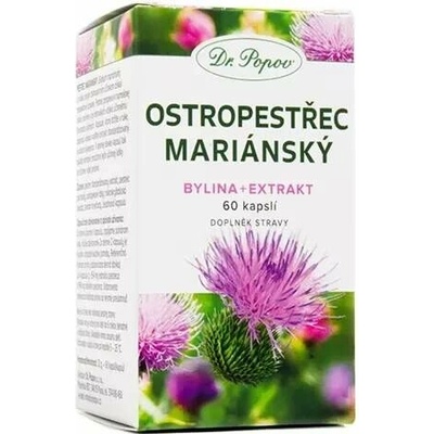 Dr. Popov Pestrec mariánsky 60 kapsúl
