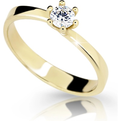 Cutie Jewellery gold Zásnubní prsten se solitérním zirkonem Z6904 1903 ze zlata Žlutá