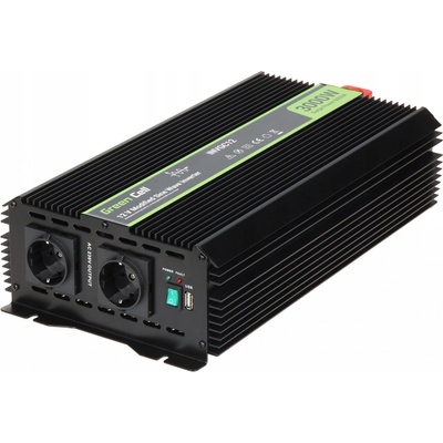 Green Cell Power Inverter PRO z 12V na 230V, 3000W/6000W, modifikovaná sinusoida INVGC12