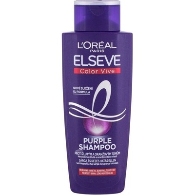 L'Oréal Paris Elseve Color-Vive Purple Shampoo neutralizační šampon na vlasy 200 ml