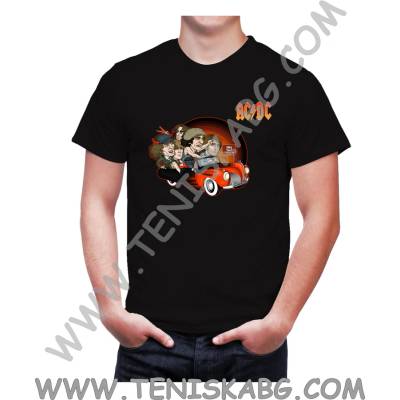 Fruit of the Loom Тениска - AC/DC car