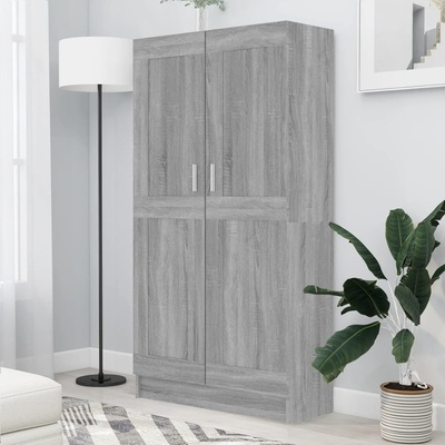 HangarStore.cz Knihovna šedá sonoma 82,5x30,5x150 cm kompozitní dřevo, 815613