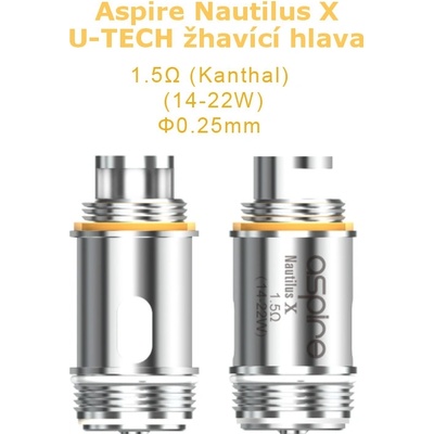 aSpire Nautilus X žhaviaca hlava 1,5 ohm