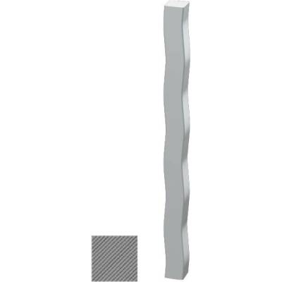 Zdobená čtvercová tyč po stranách, 12x12mm Délka: 6m