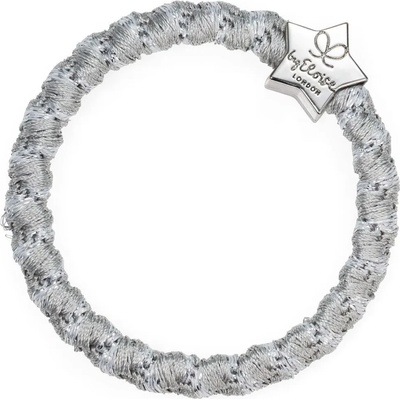 By Eloise London Silver Star Woven Silver Shimmer