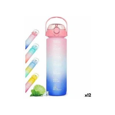 Bewinner Бутилка за вода Bewinner Многоцветен 600 ml 7, 5 X 20 CM (12 броя)