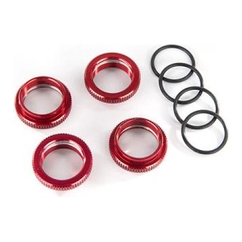 Traxxas Алуминиеви червени гайки за настройка на амортисьора Traxxas GT-Maxx (4)