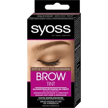 Syoss Brow Tint farba na obočie odtieň Light Brown 10 ml