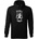 DRAGOWA мъжки суитшърт с качулка Special Forces Hood, черен, 320г/м2 (5684)