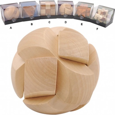 Hlavolamy dřevěné 3D