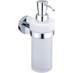 Nimco Unix - Дозатор за сапун с държач, 250 ml, матирано стъкло/хром UN 13031W-26 (UN 13031W-26)