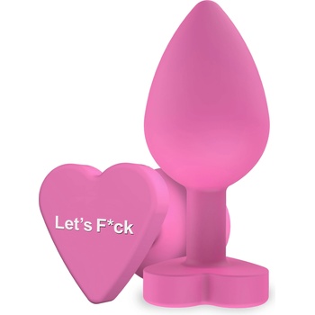 ToyJoy Let's Fuck Buttplug Pink