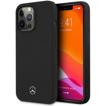 Mercedes-Benz Кейс Mercedes MEHMP13LSILBK за iPhone 13 Pro / 13 6.1"", черен / черен, твърд, Silicone Magsafe (KXG0057277)