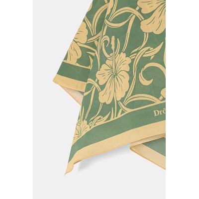 Drôle de Monsieur шал мъжки от памук Monogramme Hibiscus (K.BA028.CO128.LGN)