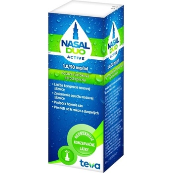 Nasal duo active 1,0/50 mg/ml aer.nao.1 x 10 ml/90 dávok