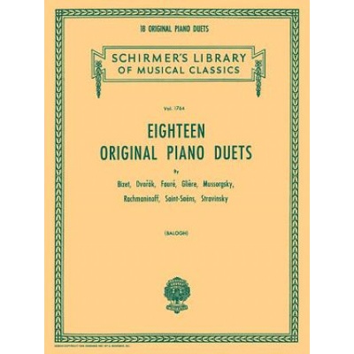 18 Original Piano Duets: Piano Duet