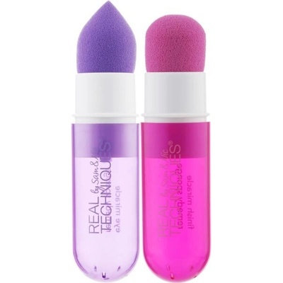 Real Techniques Sponges Miracle Remedy víceúčelové aplikátory v cestovním provedení 2 ks