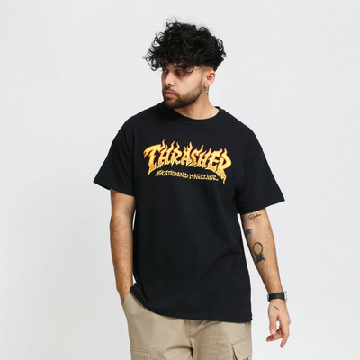 Thrasher Fire Logo black
