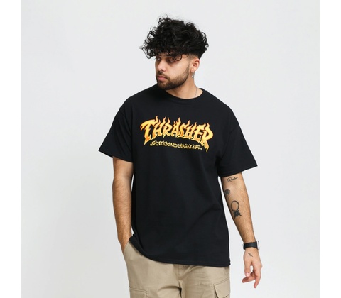 Thrasher Fire Logo black