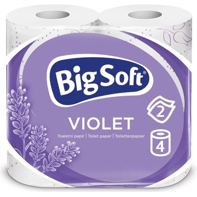 Big Soft Violet 2-vrstvový 4 ks