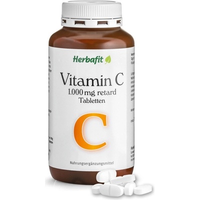 Herbafit Vitamín C s postupným uvolňováním 1000 mg 180 tabliet