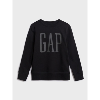 GAP detská mikina GAP logo čierna