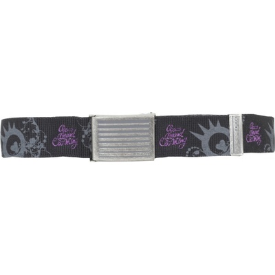 PEACE Skateboards PEACE pásek FLOWER HEART BLK/GRY/VIO