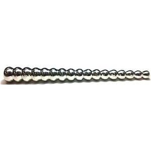 Rouge Satinless Steel Beaded Hollow Urethral sound
