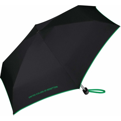 Benetton Ultra Mini flat deštník černý