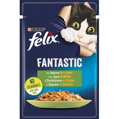 FELIX Fatastic пауч със заек в желе - 0.085кг