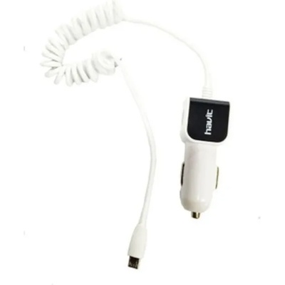 Havit Зарядно за кола Havit - UC233, кабел Micro USB, 5W, бяло (UC233)