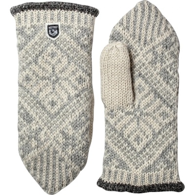 Hestra Ръкавици Hestra Nordic Wool Mitt Gloves - Grey / Offwhite - размер 7 (EU) (202-1200-0112)