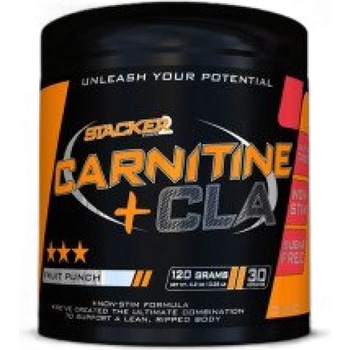 Stacker Carnitine + CLA Powder [120 грама] Плодов Пунш