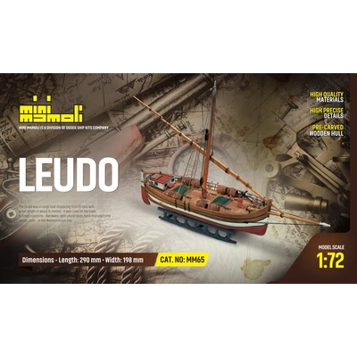 Mamoli Кораб за превоз на товари - Leudo 1: 72 (MM65)
