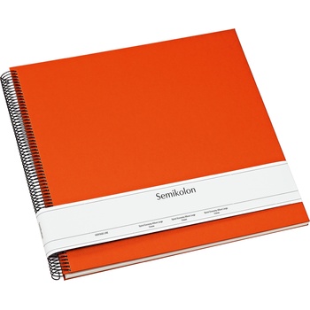 Semikolon Фотоалбум Uni Economy с бели карти голям оранжев (352940)