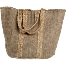 Prírodná hnedá plážová jutová taška Beach Bag - 40x30x60 cm - Chic Antique