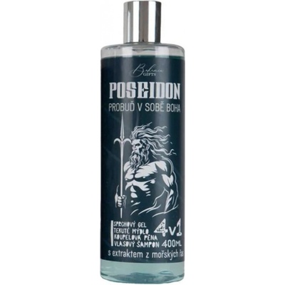 Bohemia Gifts 4v1 Poseidon sprchový gél, šampón, pena a mydlo 400 ml