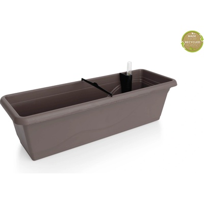PLASTKON Smart Systém Extra Line Samozavlažovací truhlík 60 x 20,5 x 17 cm hnědý