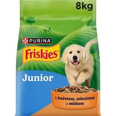 Friskies Junior kuře s mlékem & zelenina 8 kg