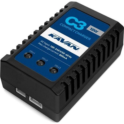 KAVAN Зарядно за липо батерии 2 и 3 клетки KAVAN 2S-3S Lipo charger C3 10W KAV34.1003 (KAV34.1003)