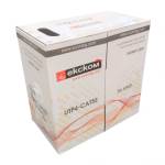 Xcom Мрежов кабел UTP Cat5e / 305 m / 24AWG / Меден / PVC / Сив