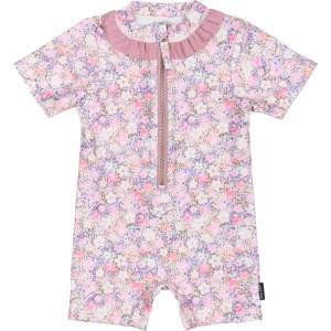 Mikk-Line Детски цял бански от ликра (UV защита) Mikk-line Kid's UV Suit Frill Recycled AOP Lycra - Lilas - размер 98/104 (750-2400-0214)