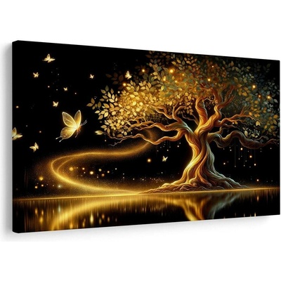 Obraz strom života zlatá magie - 60x40