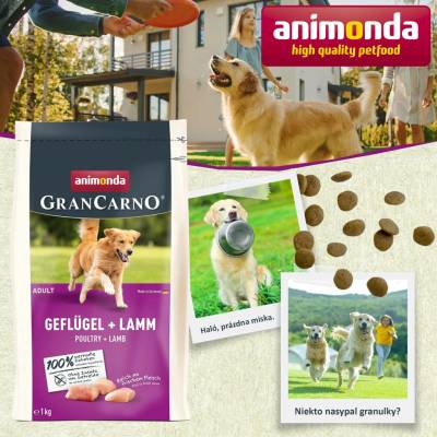 Animonda Gran Carno Poultry with lamb 1 kg