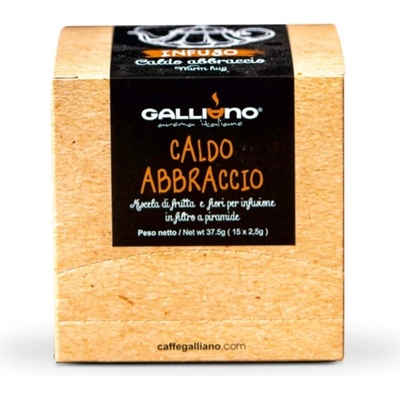 Caffé Galliano Infúzny čaj Teplé objatie Infuso Caldo Abbraccio 37,5 g 15 ks